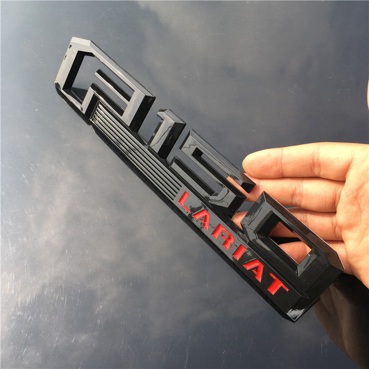 2Pcs Emblem Side Fender Badge Nameplate For F150 XLT LARIAT 2015-2023