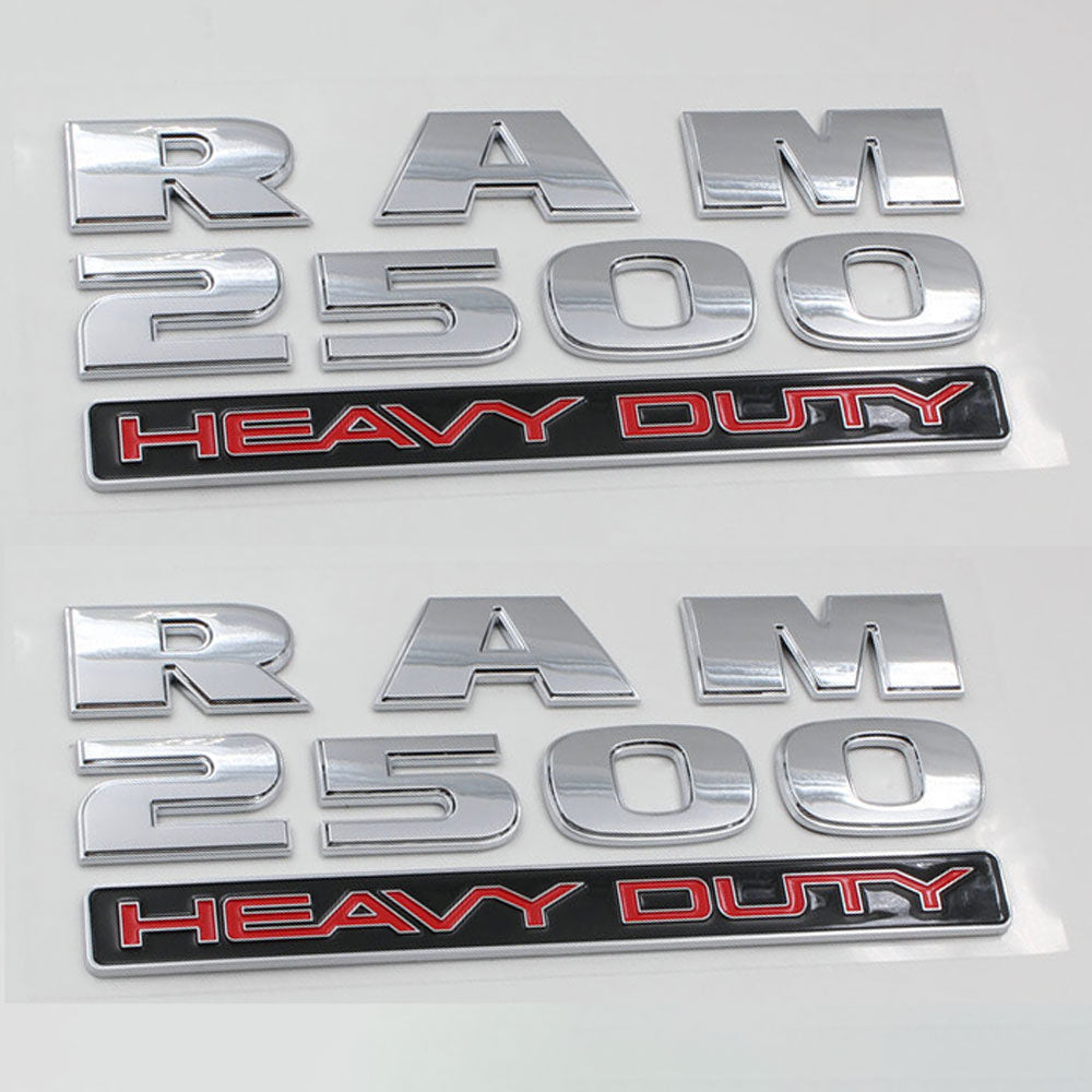 4Pcs For RAM 2500 HEAVY DUTY Cummins Turbo Diesel Badge Decal