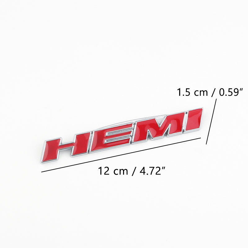 HEMI Fender Badge Overlay Decal | 2Pcs