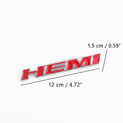 HEMI Fender Badge Overlay Decal | 2Pcs