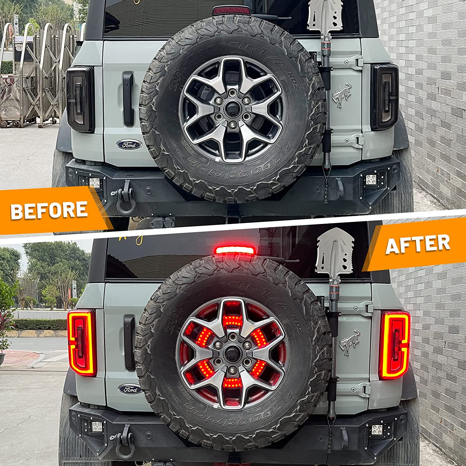 Bronco Spare Tire Brake Light Wheel Light | 1Pc