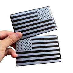 3D American Flag Emblem | 2pcs