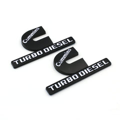 Cummins Turbo Diesel Badge for RAM 2500 3500  | 2Pcs