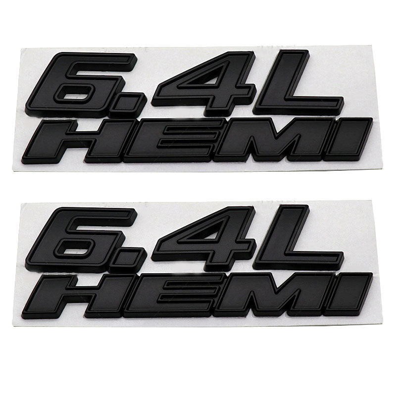 6.4L HEMI Fender Side Emblem | 2Pcs