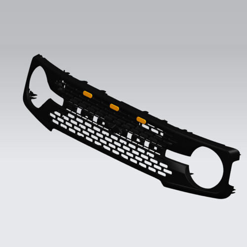 Bronco Front Grill Dynamic LED Amber Grill Lights | 3Pcs | 2021-2023