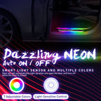 Custom Car Door Sill LED Auto-Sensing Wiring-Free Welcome Courtesy Lights