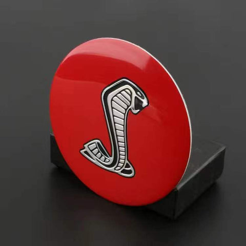 3.35" Car Steering Wheel Center Emblem Badge Sticker For Ford Mustang Shelby