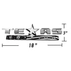 2Pcs TEXAS EDITION Emblem For Chevy Silverado Sierra Truck Universal Decal