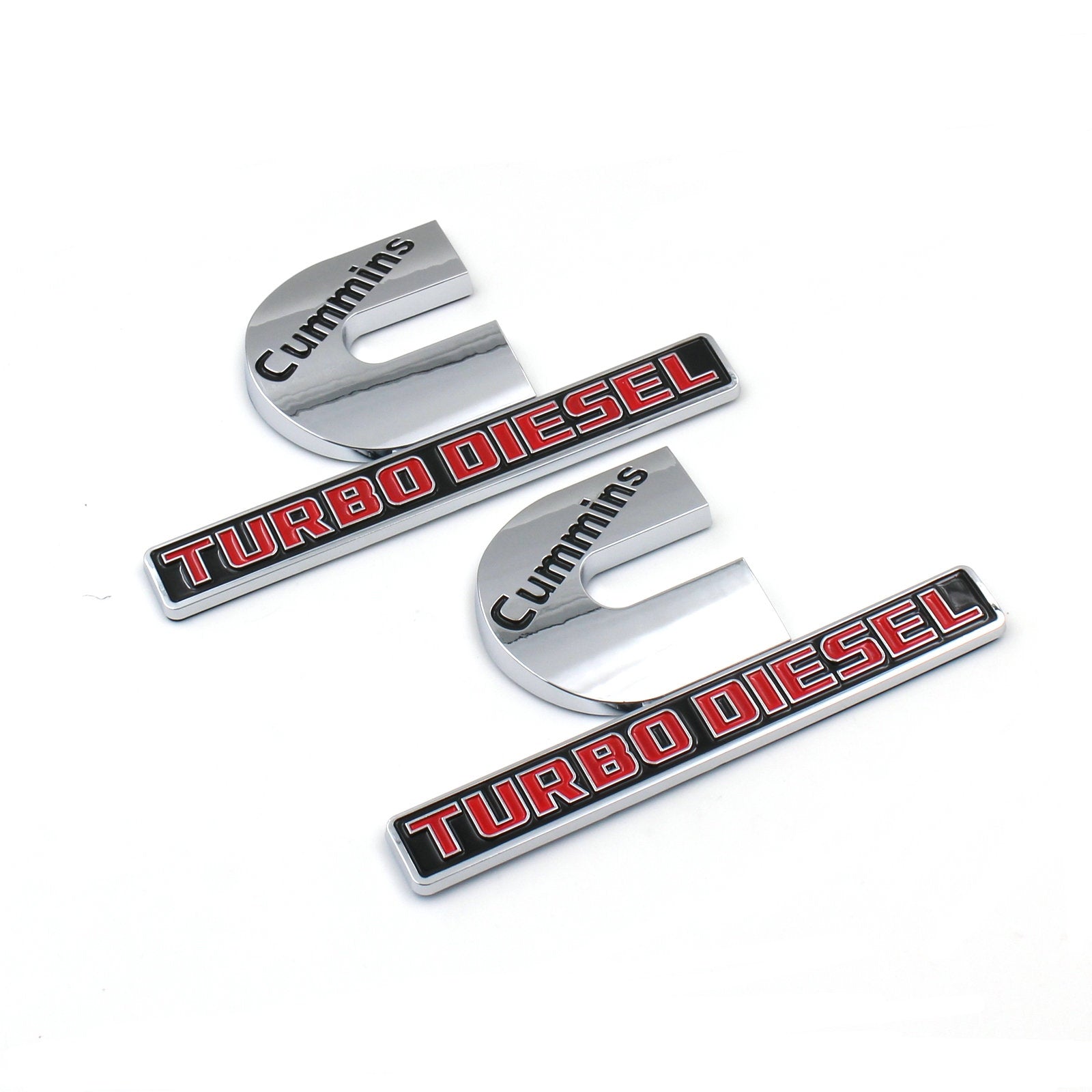Cummins Turbo Diesel Badge for RAM 2500 3500  | 2Pcs