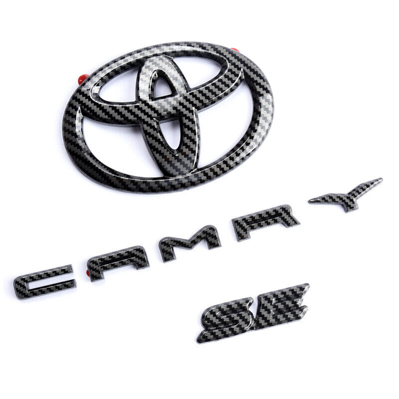 For Toyota Camry SE XSE Emblem Overlay Kit | 2018-2023 | 3Pcs