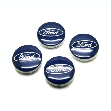 4x 54mm Red Wheel Center Caps For Ford Cobra Shelby – Hubcap Emblems