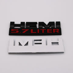 Hemi 5.7 LITER Emblem |  Side Fender | 2Pcs