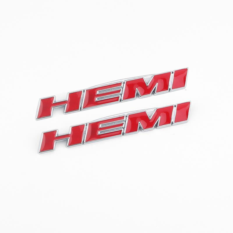 HEMI Fender Badge Overlay Decal | 2Pcs