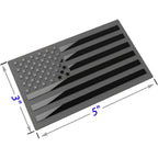 3D American Flag Emblem | 2pcs