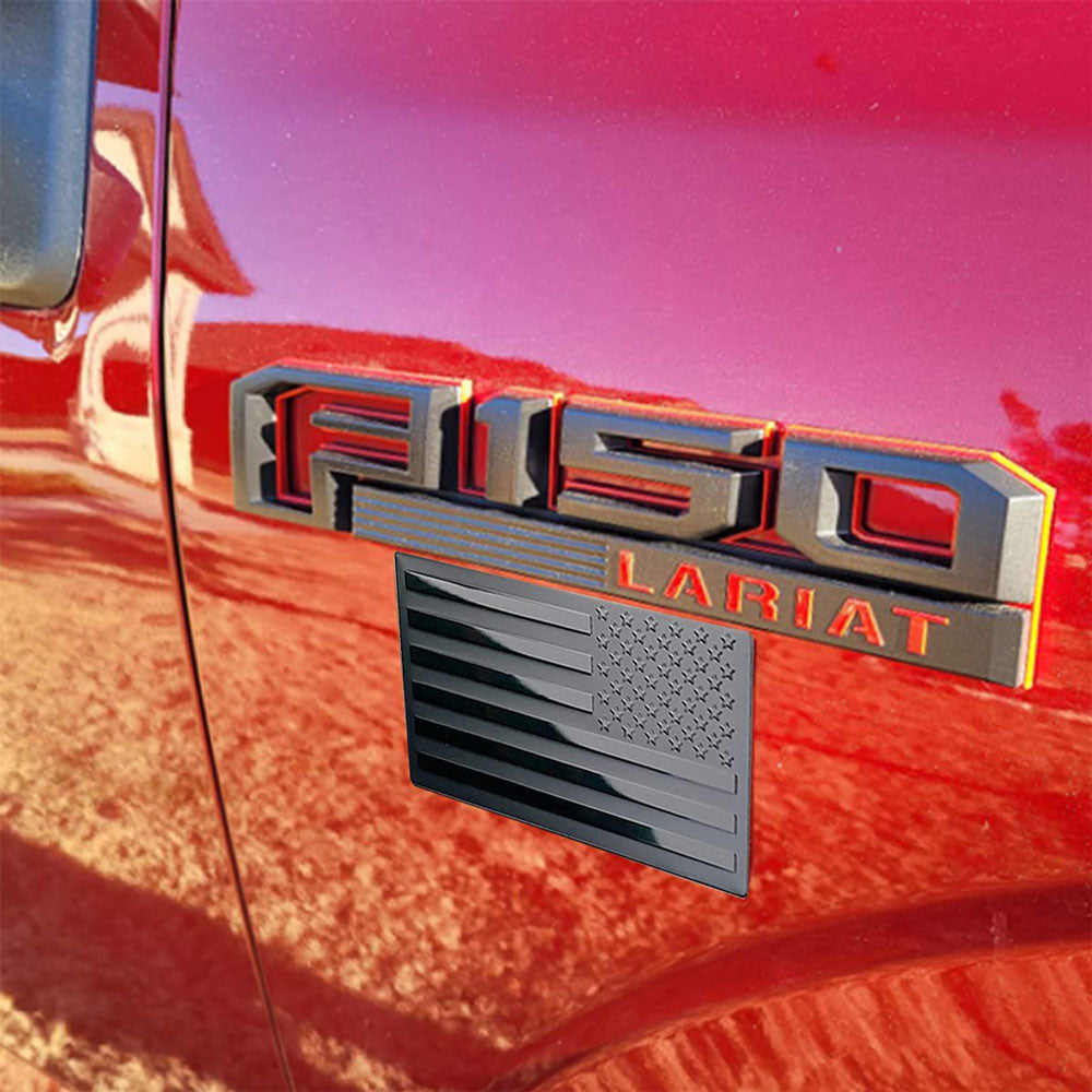 3D American Flag Emblem | 2pcs