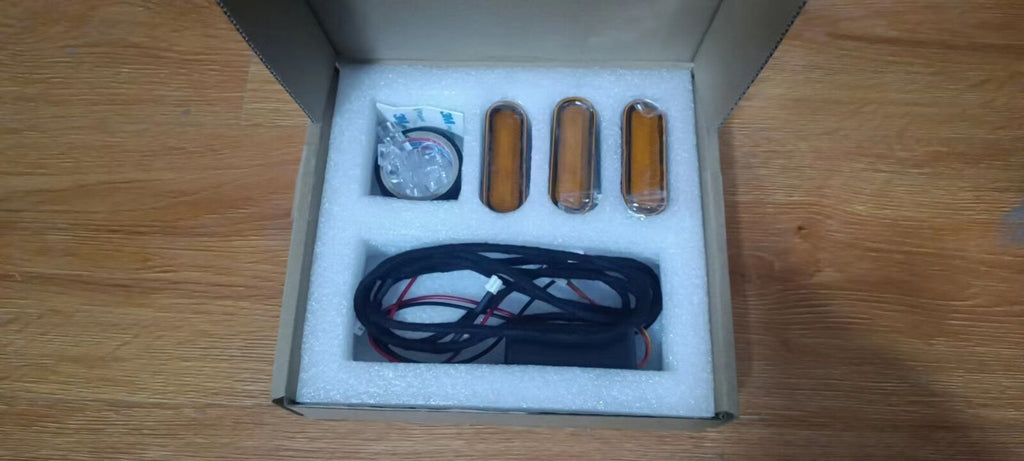 Bronco Front Grill Dynamic LED Amber Grill Lights | 3Pcs | 2021-2023