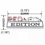 2Pcs REDNECK EDITION Emblem For Chevy Toyota Ford Car Truck