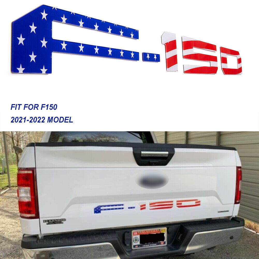 21 - 24 Ford F150 Tailgate Inserts Decals Letters Stickers
