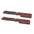Power Stroke Turbo Diesel Emblems | 2Pcs