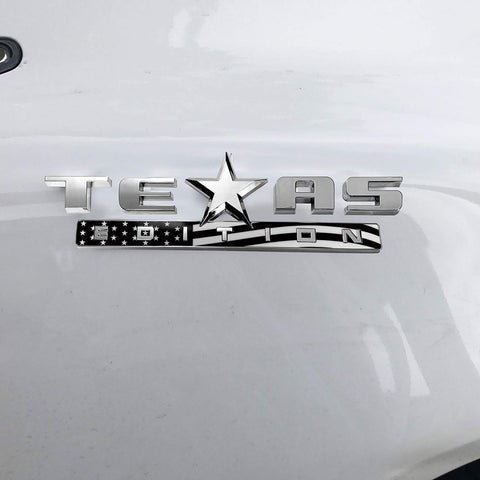 Texas Edition Emblem For Ford | 2Pcs