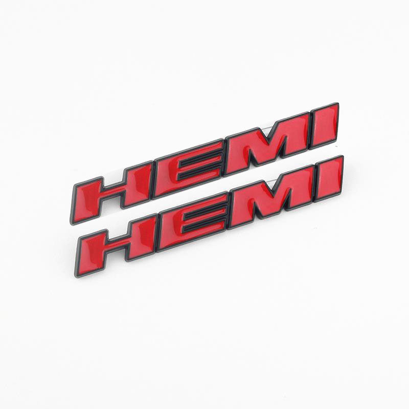 HEMI Fender Badge Overlay Decal | 2Pcs