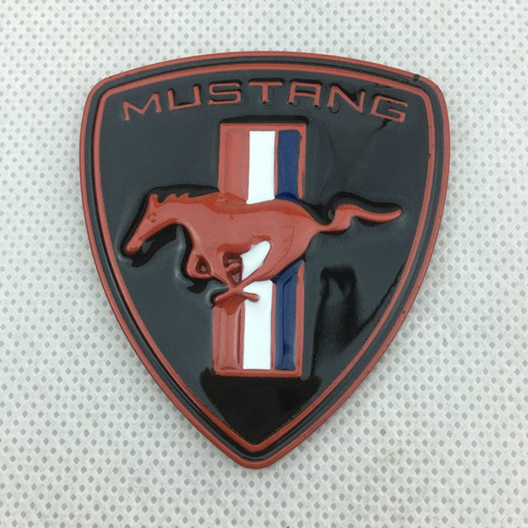 Ford Mustang 3D Metal Chrome Fender Emblem | 1Pc