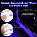 Custom Car Door Sill LED Auto-Sensing Wiring-Free Welcome Courtesy Lights