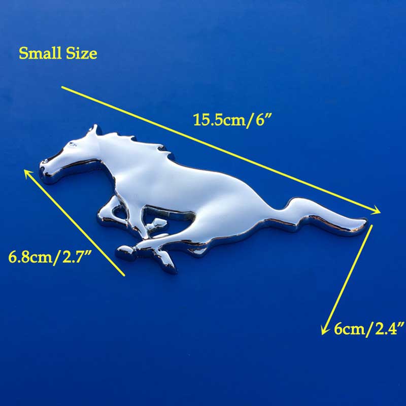 Metal 3D Grille Stickers For 2010-2022 Mustang