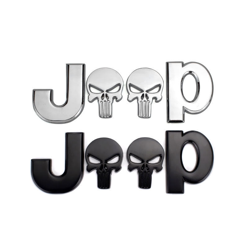 JEEP Skull Hood Metal Emblem for 2014-2022 Jeep Grand Cherokee Secondary image