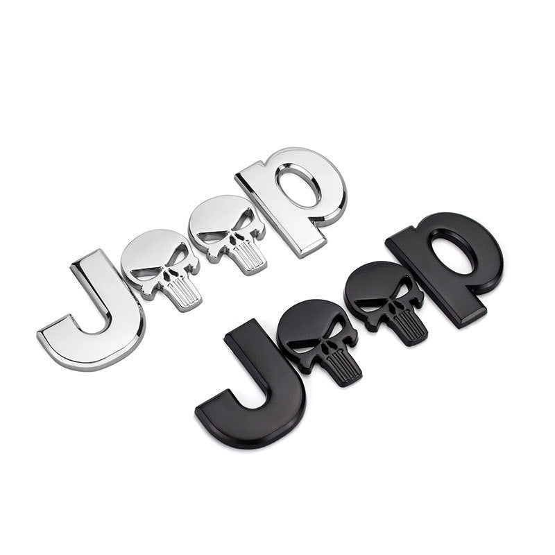 JEEP Skull Hood Metal Emblem for 2014-2022 Jeep Grand Cherokee