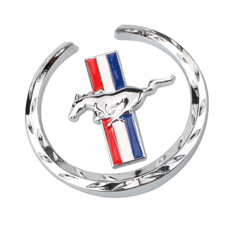 Ford Mustang 3D Car Sport Horse Logo Badge Left & Right | 2Pcs