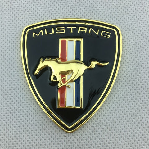 Ford Mustang 3D Metal Chrome Fender Emblem | 1Pc