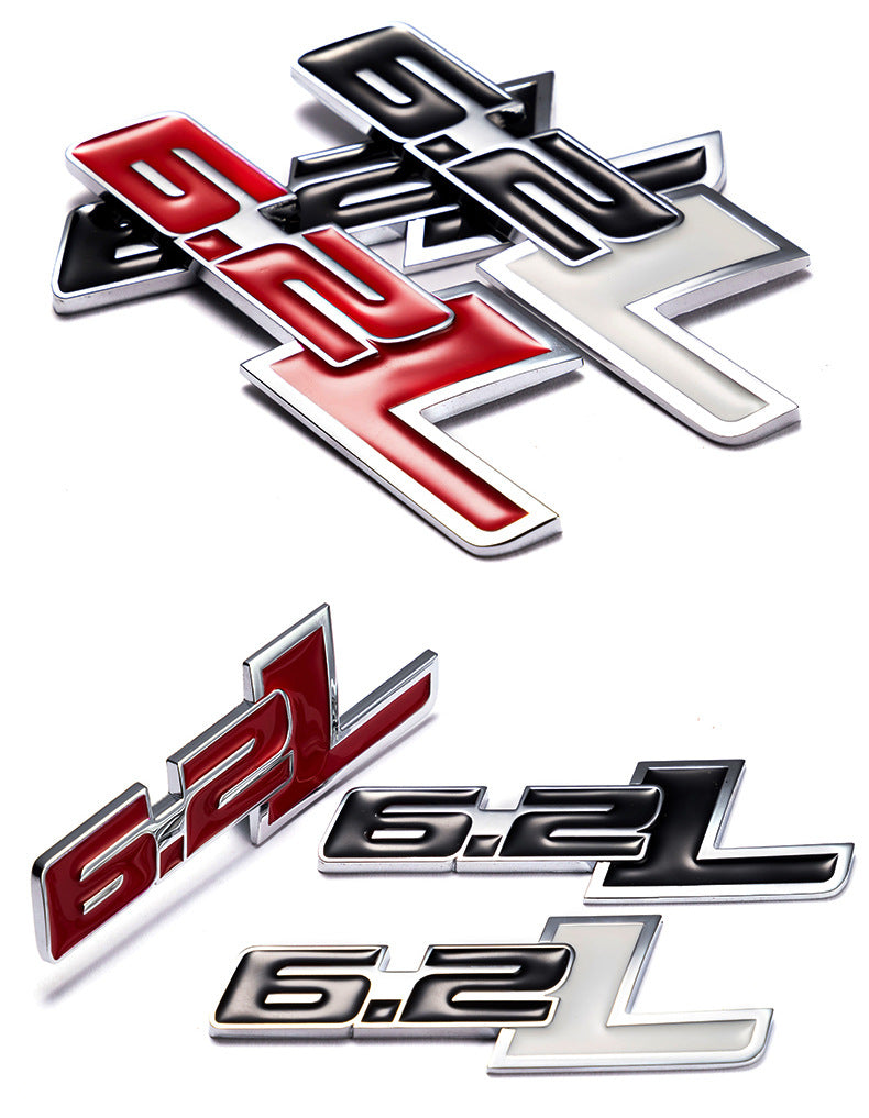 6.2L Sticker Emblem Decals For Ford Raptor F150