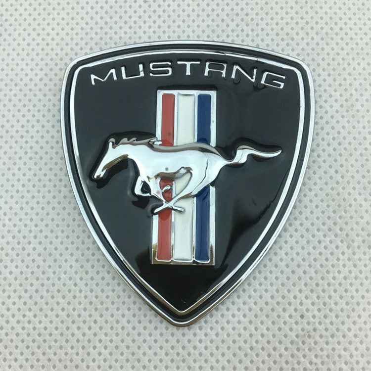Ford Mustang 3D Metal Chrome Fender Emblem | 1Pc