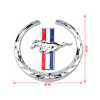 Ford Mustang 3D Car Sport Horse Logo Badge Left & Right | 2Pcs