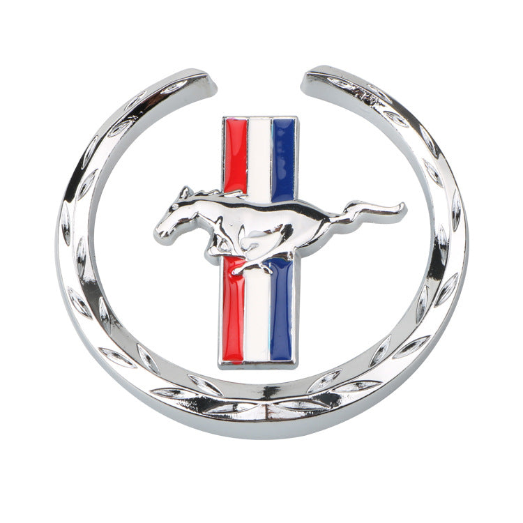 Ford Mustang 3D Car Sport Horse Logo Badge Left & Right | 2Pcs
