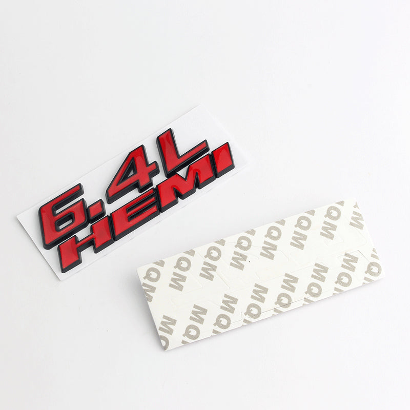 6.4L HEMI Fender Side Emblem | 2Pcs