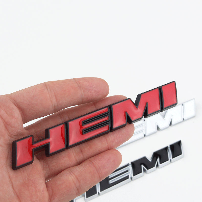 HEMI Fender Badge Overlay Decal | 2Pcs