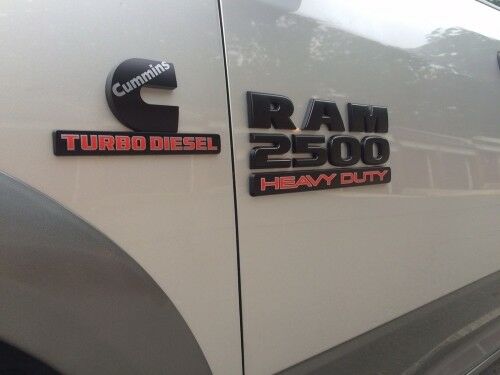 4Pcs For RAM 2500 HEAVY DUTY Cummins Turbo Diesel Badge Decal