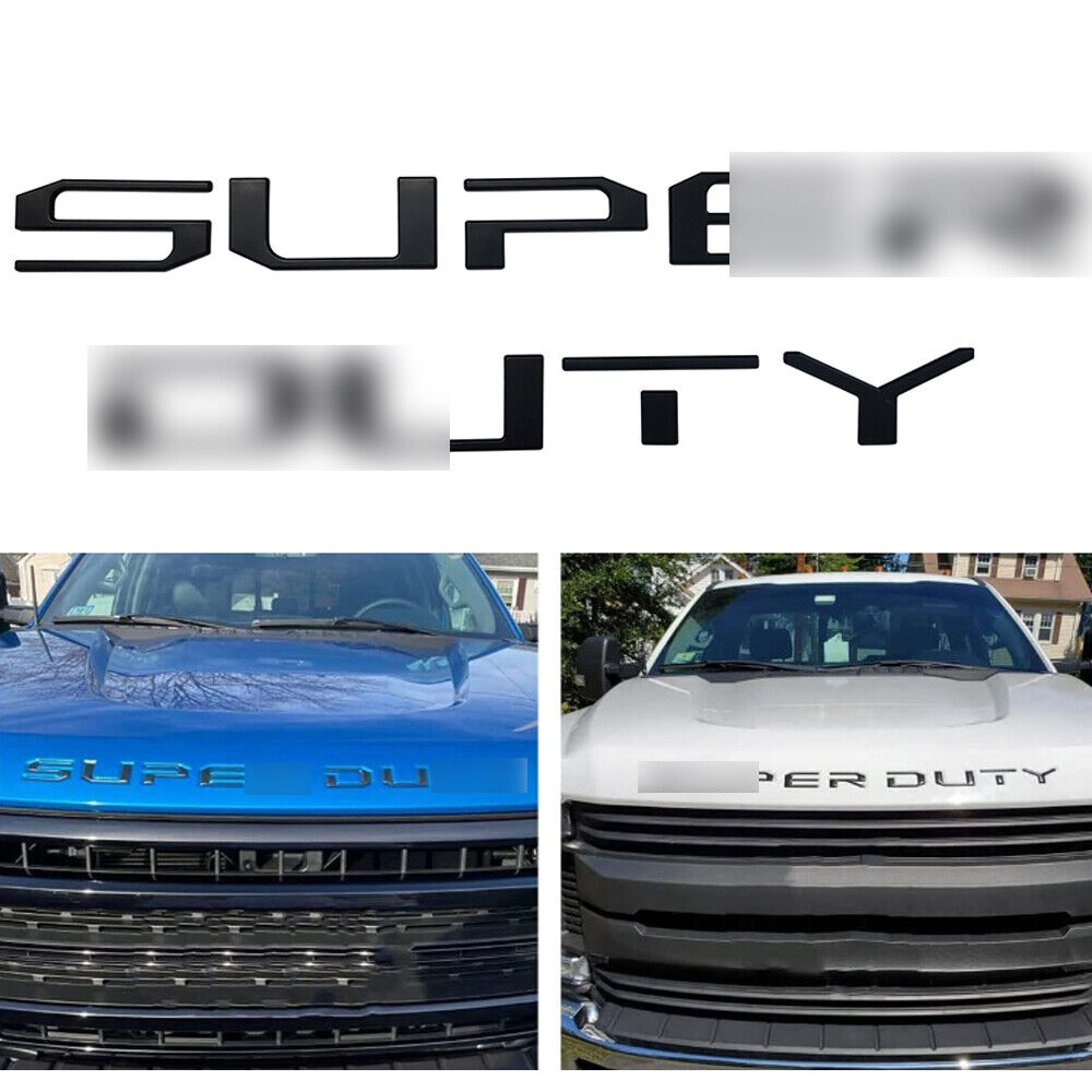 3D SUPERDUTY Insert Emblem Letter For Ford F250 F350 Super Duty
