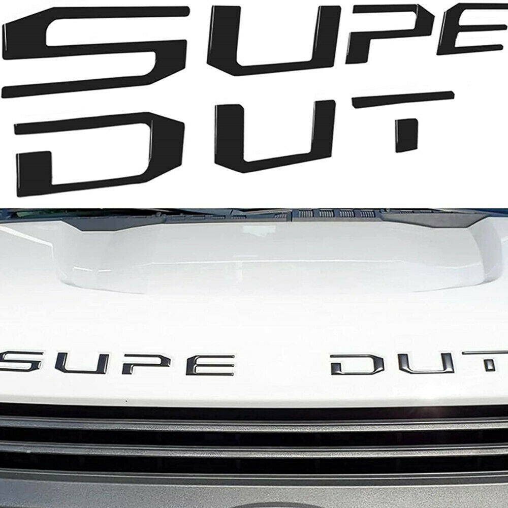 3D SUPERDUTY Insert Emblem Letter For Ford F250 F350 Super Duty