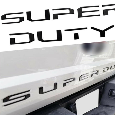 3D SUPERDUTY Emblem Letter | F-250/F-350 2017-2019 | Hood Rear | 1Pc