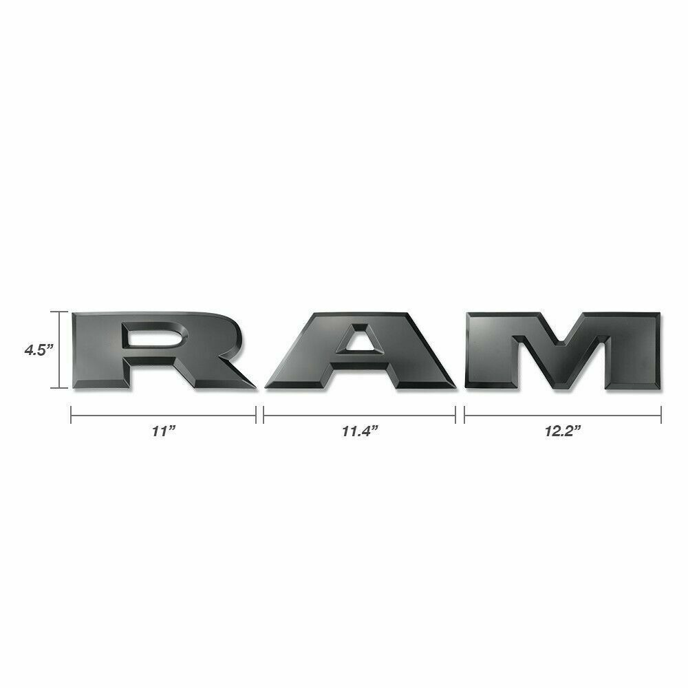 For 2015-2020 Ram 1500 Rear Tailgate Letters Emblem Inserts Badges