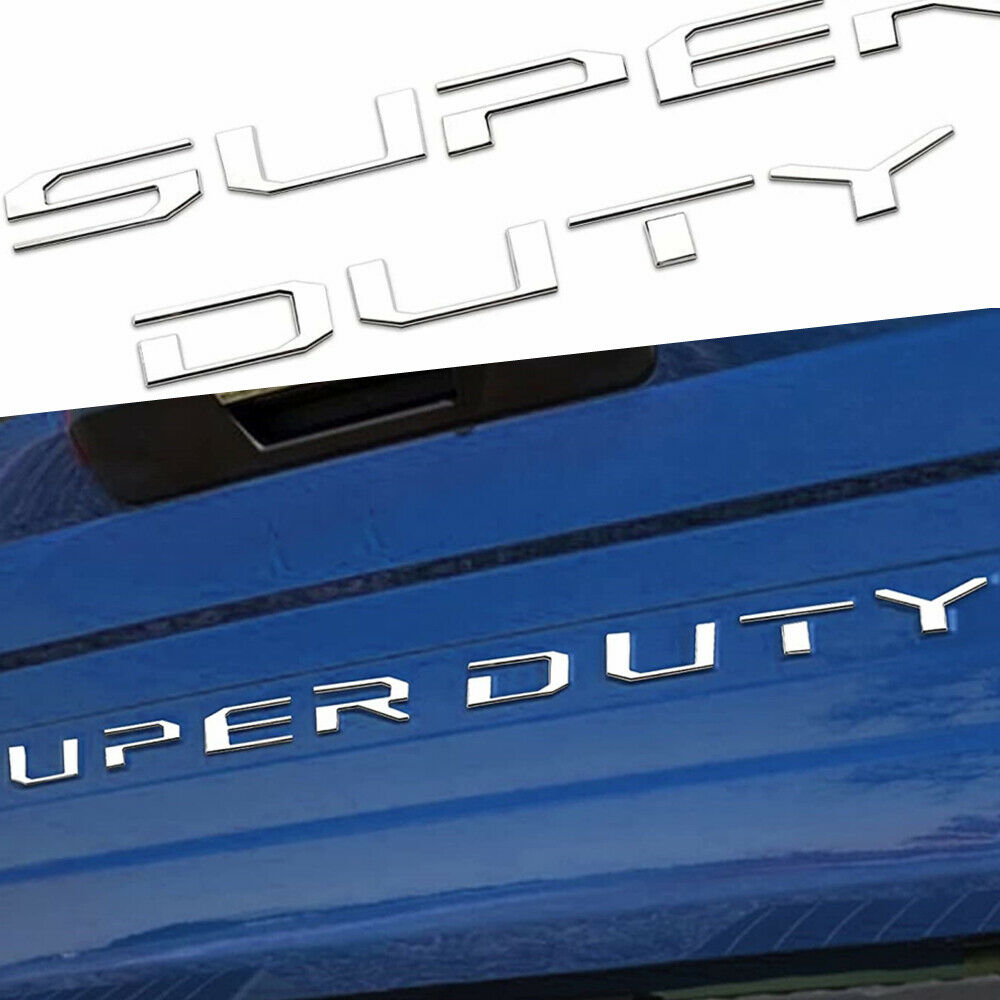 3D SUPERDUTY Insert Emblem Letter For Ford F250 F350 Super Duty
