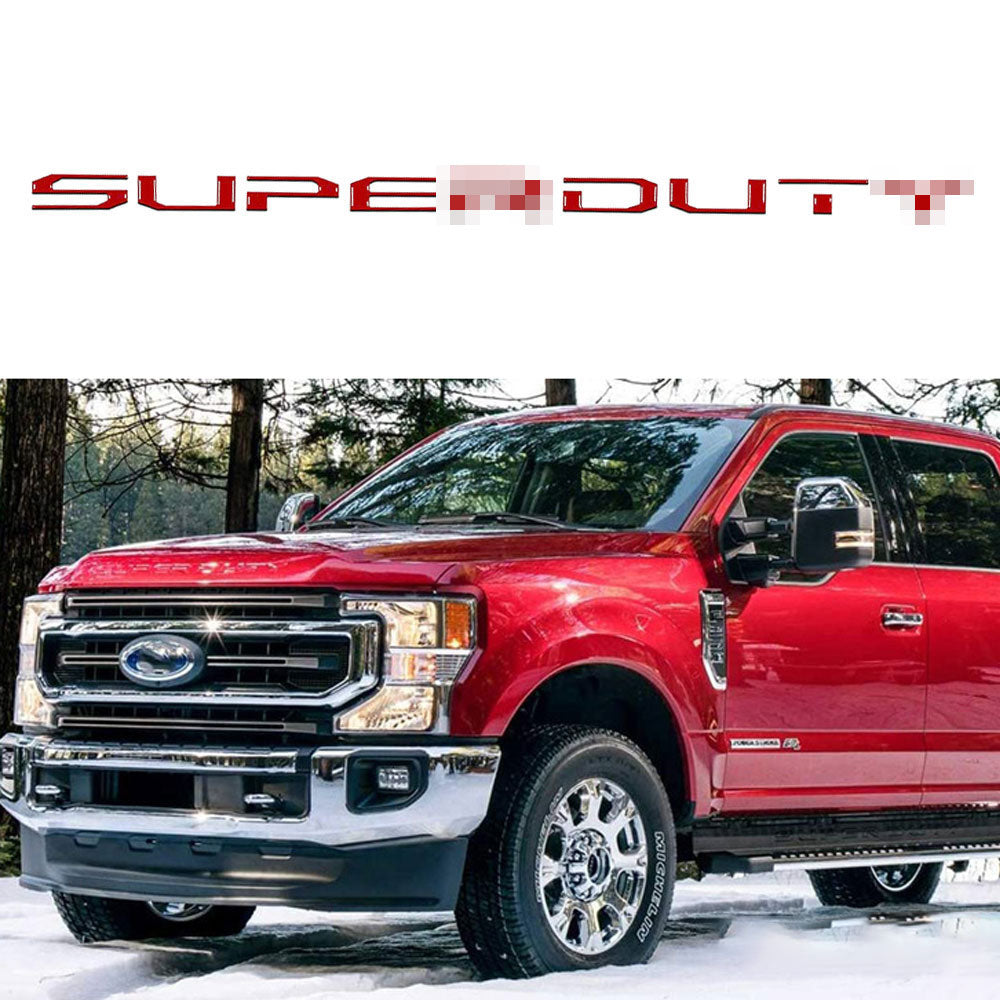 3D SUPERDUTY Insert Emblem Letter For Ford F250 F350 Super Duty