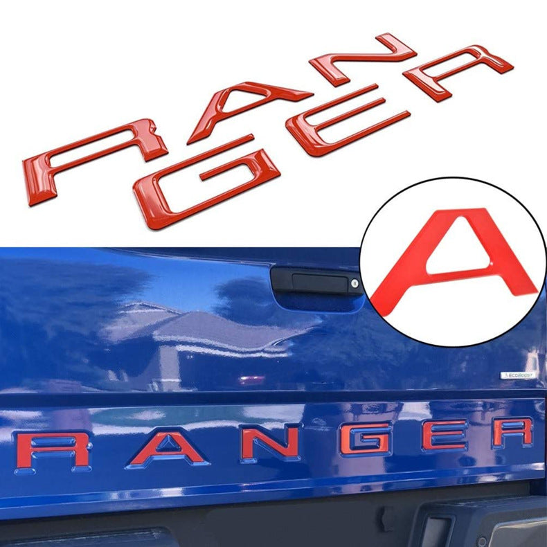 RANGER Tailgate Emblem Letter Badge | 2019-2023 Ranger | 1Pc