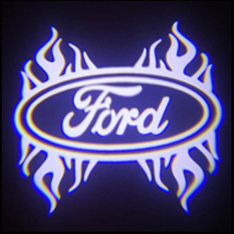 Ford Rear view mirror projector Puddle logo | 2Pcs