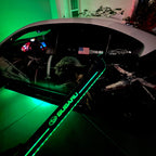 Custom Car Door Sill LED Auto-Sensing Wiring-Free Welcome Courtesy Lights