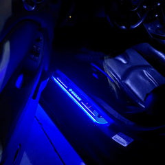 Custom Car Door Sill LED Auto-Sensing Wiring-Free Welcome Courtesy Lights