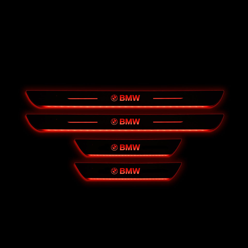 Custom Car Door Sill LED Auto-Sensing Wiring-Free Welcome Courtesy Lights